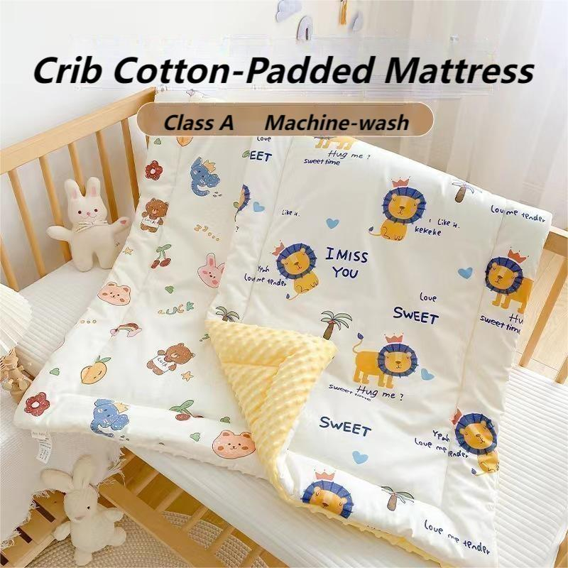 Crib Cottonpadded Mattress Baby Cot Cushion Baby Quilt Shopee Malaysia