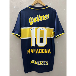 Jersey Boca Juniors Quilmes Maradona Retro Original Olan