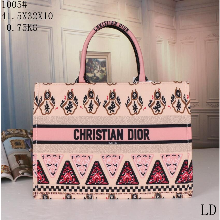 ♀Ready Stock！！Dior_Christian Dior_ Tote Bag Ladies Shopping Bag Phone