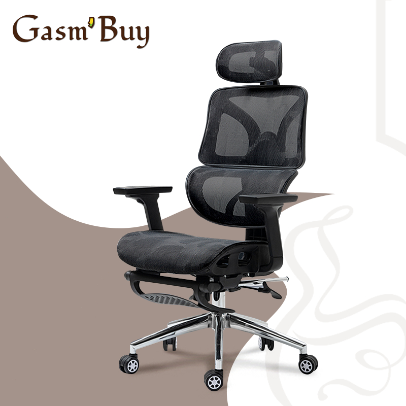 GASMBUY Ergonomic Chair 4D Handrail and 4D Headrest Computer Gaming ...