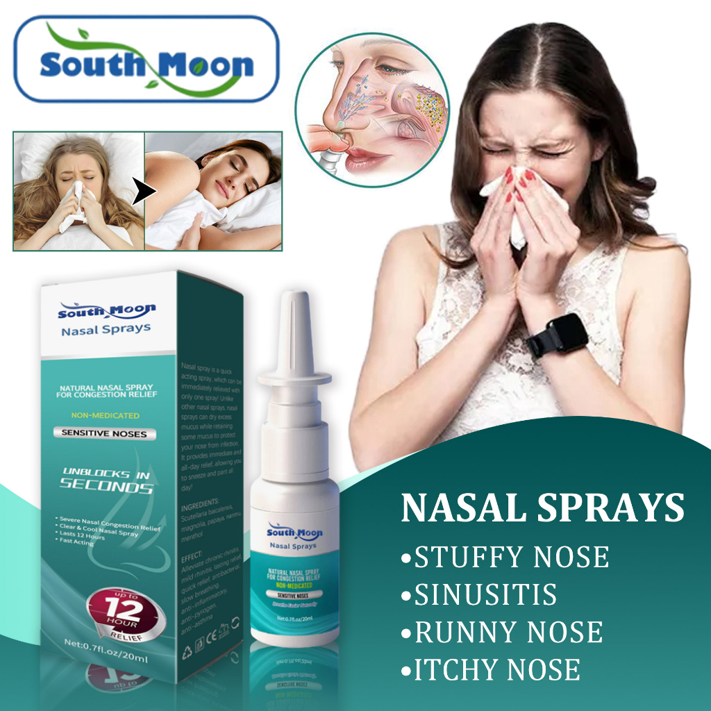 Rhinitis Nasal Spray Relieve Congestion Not Irritate Dryness ...