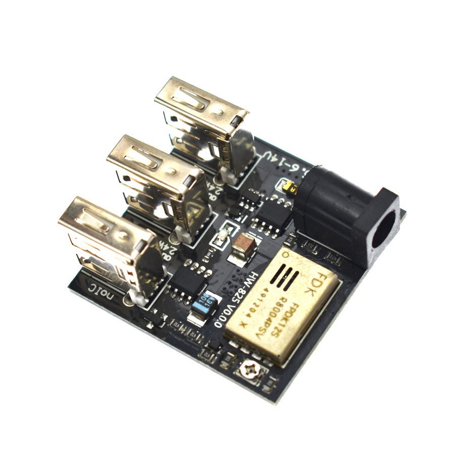 3 USB Mini Charging Module DC-DC DC 9 -12V to DC 5V 8A Power Bank ...
