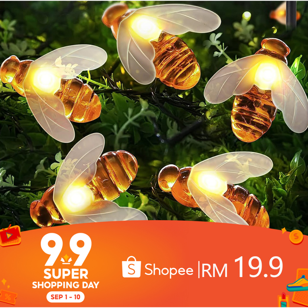 Bumble bee deals solar garden lights