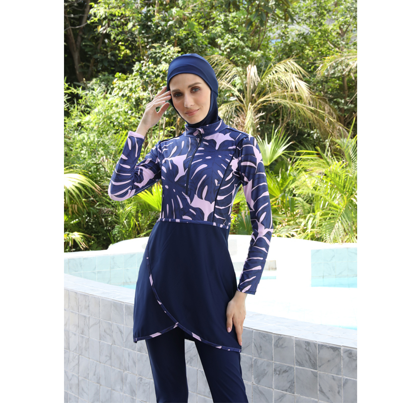 Ladies Swimwear Full Cover 3 Pieces Set Muslimah Swimming Suit Shopee Malaysia