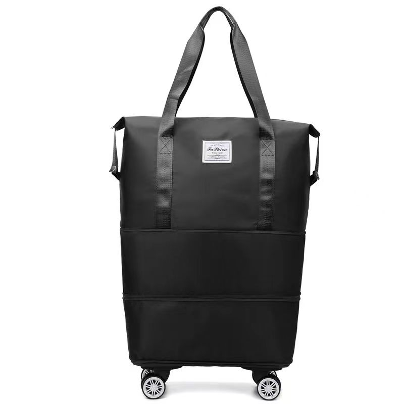 Men's and Women's Large Capacity Roller Travel Bag Portable Double