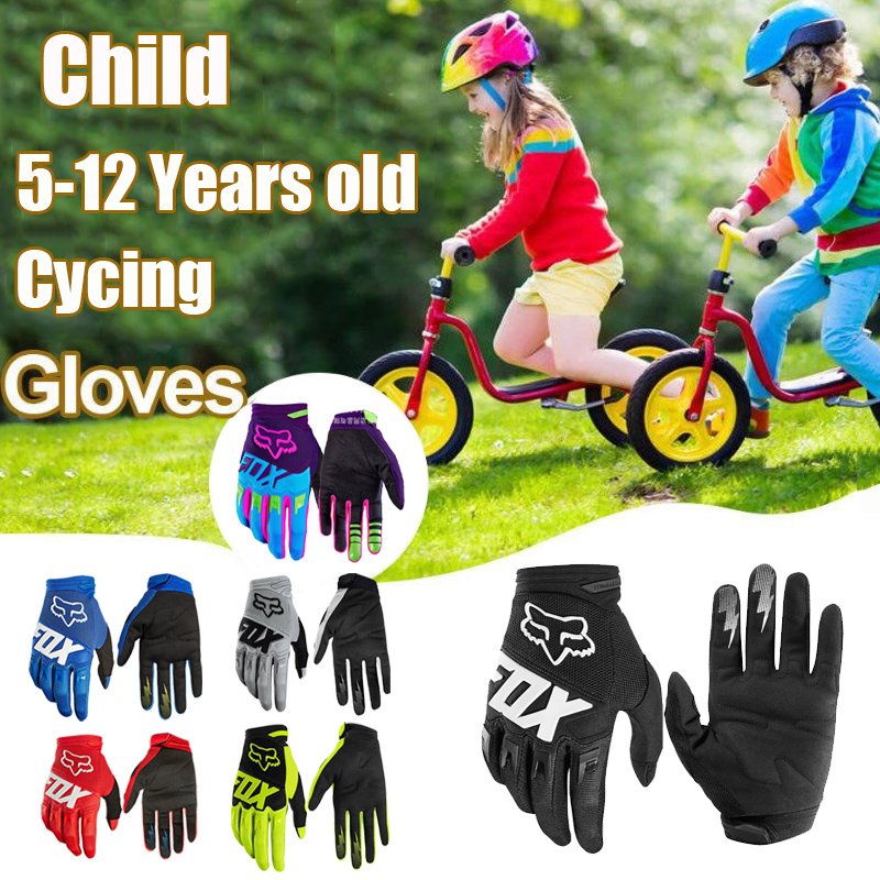 FOX 2022 Kids Racing Gloves Kids Motocross Gloves Kids Mountain Bike