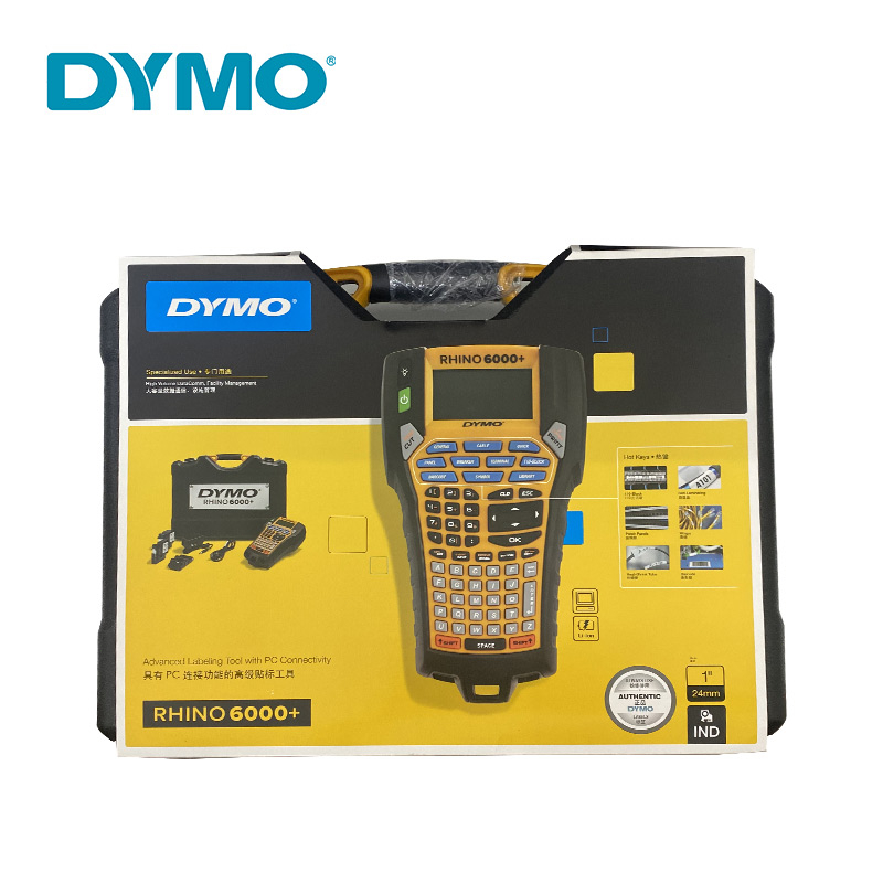 DYMO Label Machine Rhino 6000+ Label Printer industrial Label Maker for