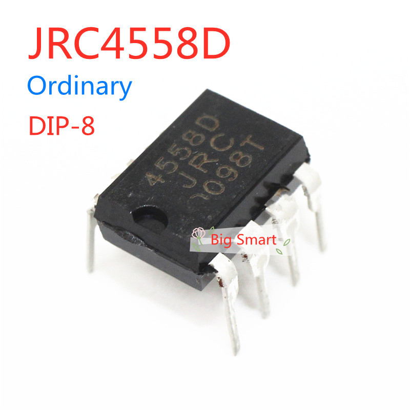 20PCS 4558D NJM4558D JRC4558D DIP-8 IC Original JRC