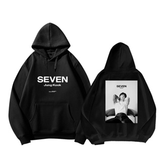 JungKook Seven Hoodie Women/Men Harajuku Aesthetic Cool Hoodies Unisex  Autumn Winter Casual Vintage Fleece Pullovers Sweatshirts