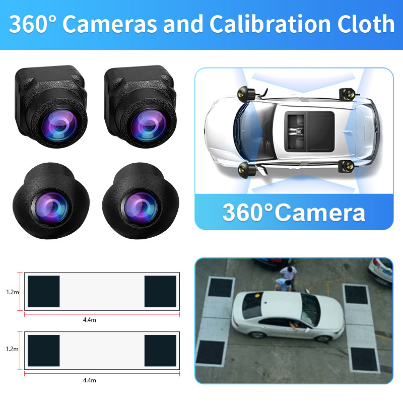 Car 360° Panoramic Cameras for Car Multimedia Surround View Bird View