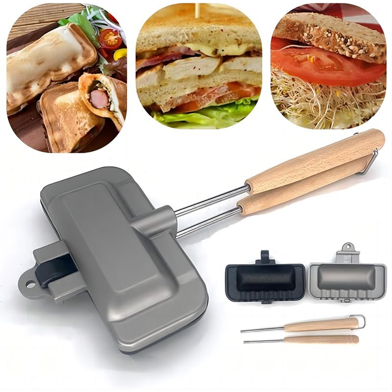 Sandwich maker pan Toaster maker Grilled Cheese Maker - Portable ...