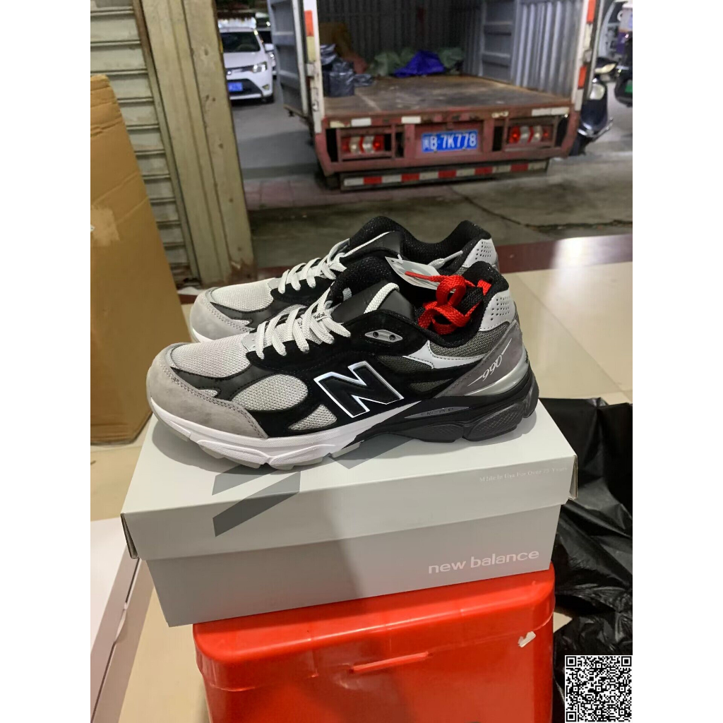 DTLR x New Balance 990v3 "GR3YSCALE" Running Shoes Shopee Malaysia