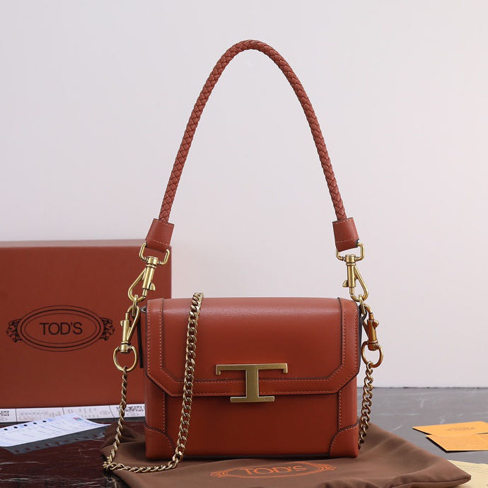 TODS New Delivery Chain Messenger Bag 100 original authentic shoulder
