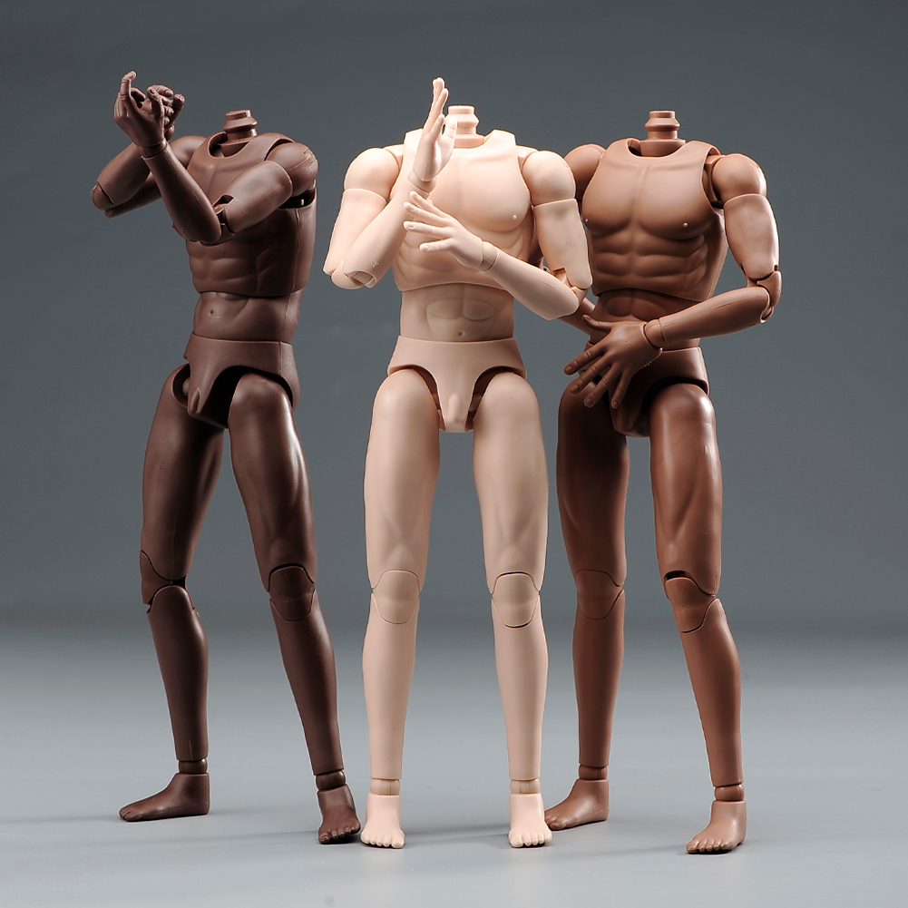 DT001/DT002/DT003 1/6 Scale Flexible Male Body 12'' Action Figure Toys ...