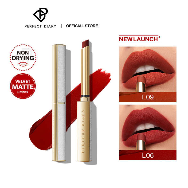 【Expiry Date2024.14】Perfect Diary Stiletto Lipstick Saturated Rouge