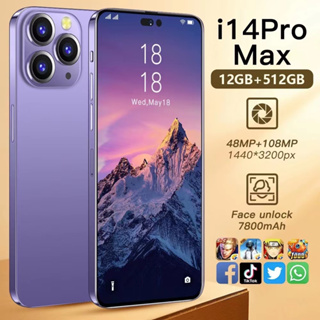 Global Version 2023 New I14 Pro Max 6.8 Inch Smartphones 16gb+1tb 8000mah  4g/5g Network Unlock Cell Phone Dual Sim Android Phone - Telephones -  AliExpress