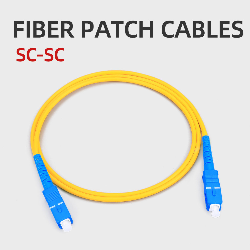 3M/5M/10M SC/UPC-SC/UPC Simplex 9/125 Single Mode SM Fiber Optic Cable ...