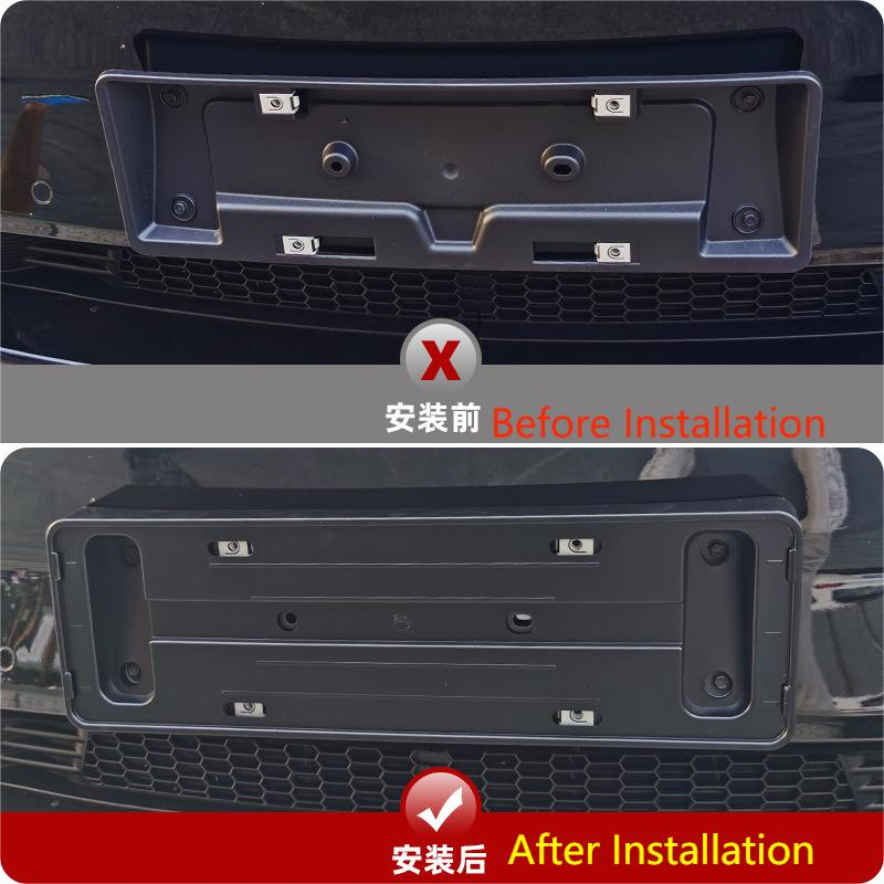 Tesla Model Y license plate frame replacementstyle license plate frame