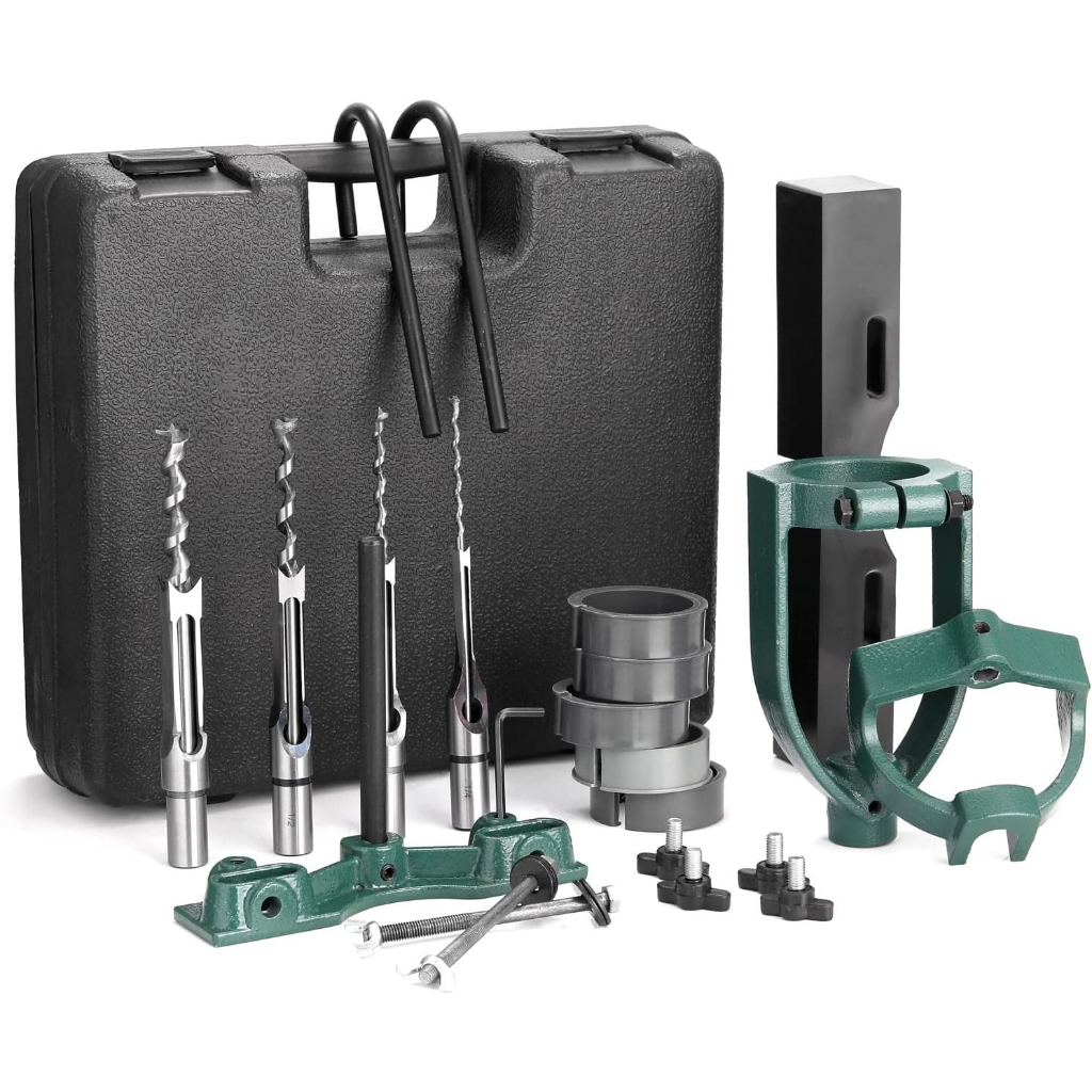 75mm Mortising Attachment for Drill Press Bench Drill Locator Set