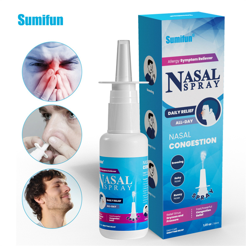 Sumifun Nasal Care 30ml Spray Chronic Rhinitis Sinusitis Treatment 6pcs