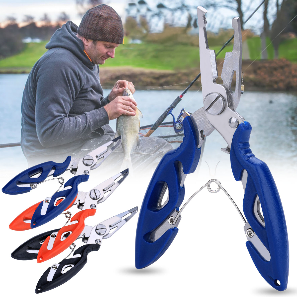 Sougayilang Scissors with Stainless Steel Fishing Pliers / Bait Cutting ...