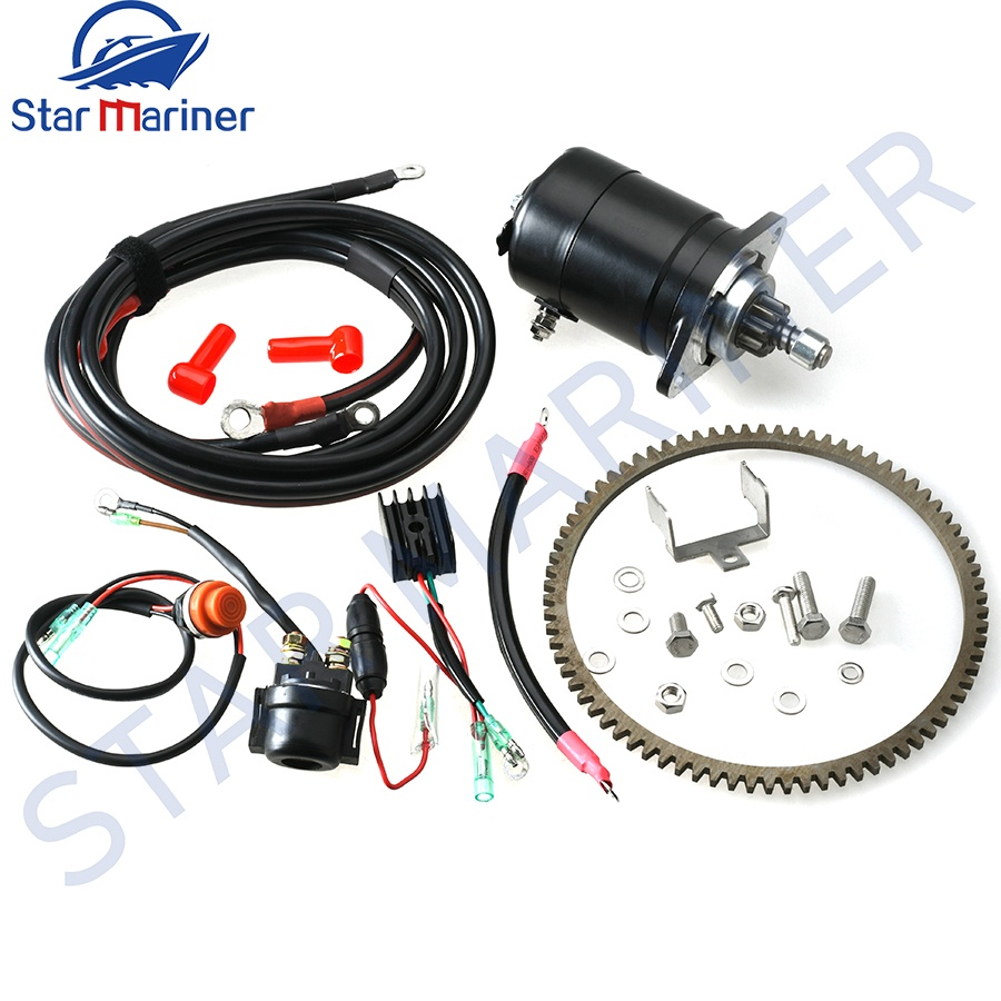 ELECTRIC STARTER CONVERSION KIT FOR TOHATSU 2 STROKE 25HP 30HP Outboard
