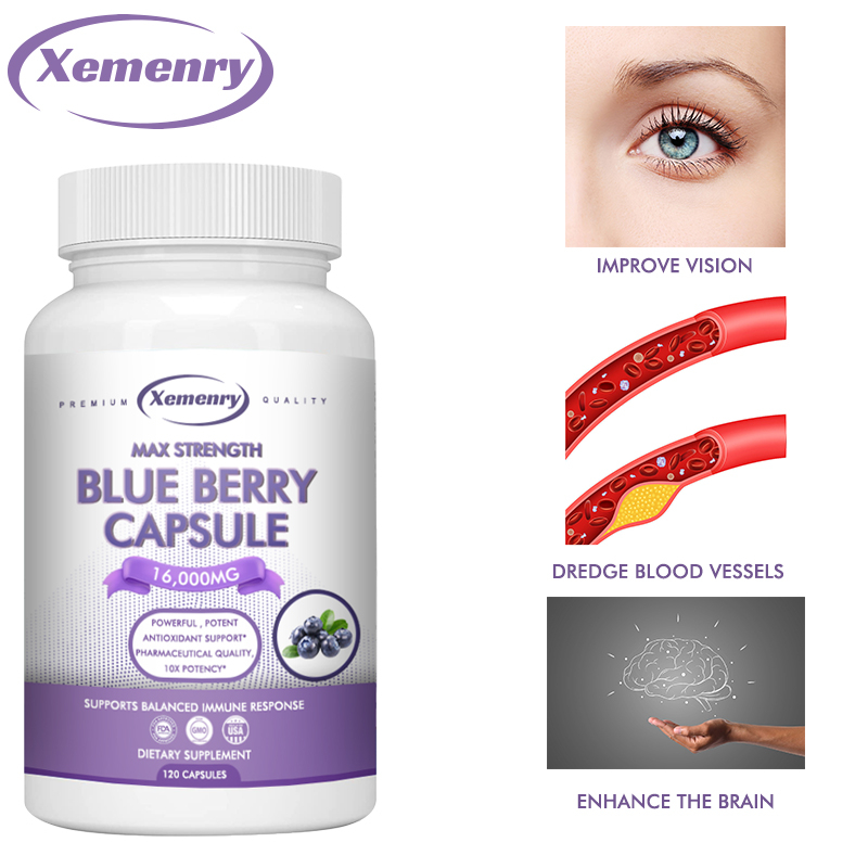 Blueberry capsules improve eyesight, contain lutein Shopee Malaysia