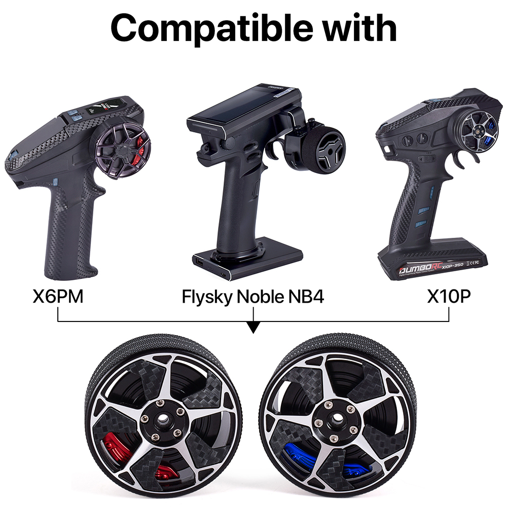 DUMBORC Remote Control Handwheel Metal RC Transmitter Steering Wheel ...