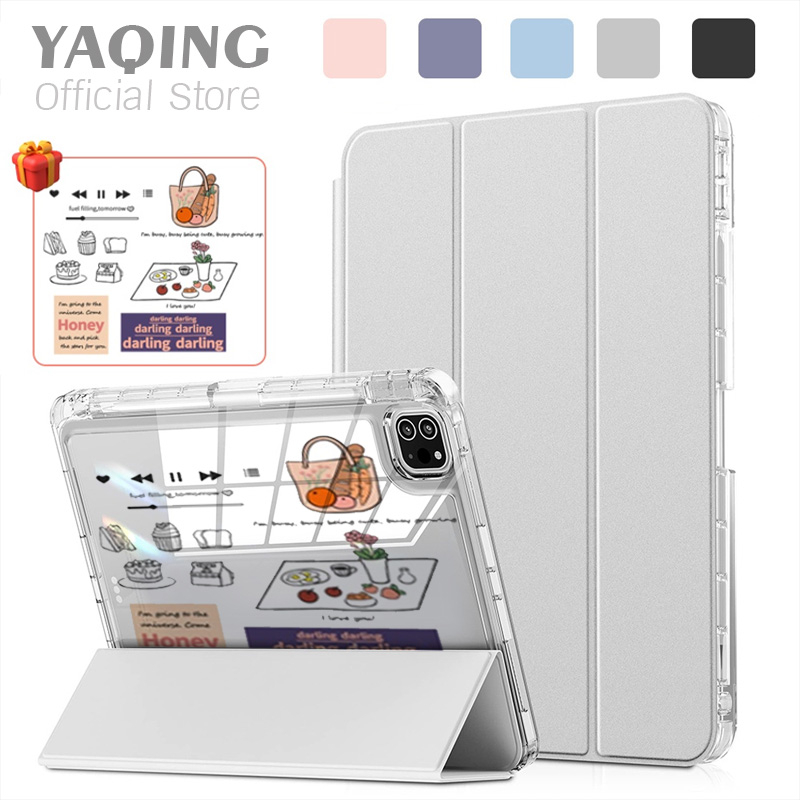 For iPad 11 Casing Cover For iPad with Pen Slot built in Stand Magnetic ...