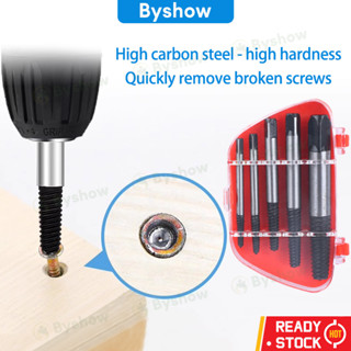 【Byshow】🔥Malaysia In Stock🔥Screw Extractor kit Drill Bits Easy Out ...