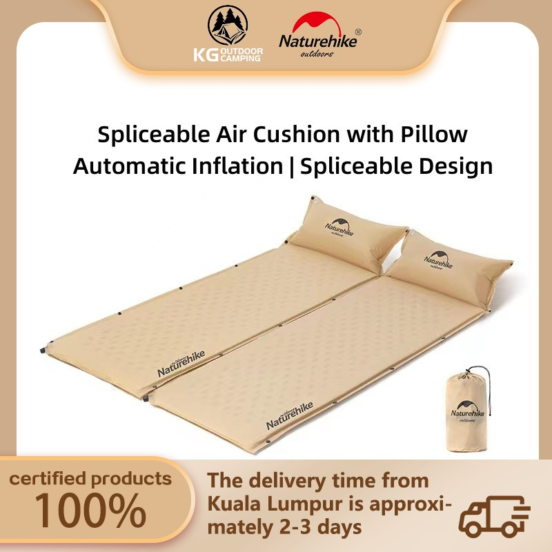 Naturehike Air Single Double Person Fast Filling SelfInflate Splicing