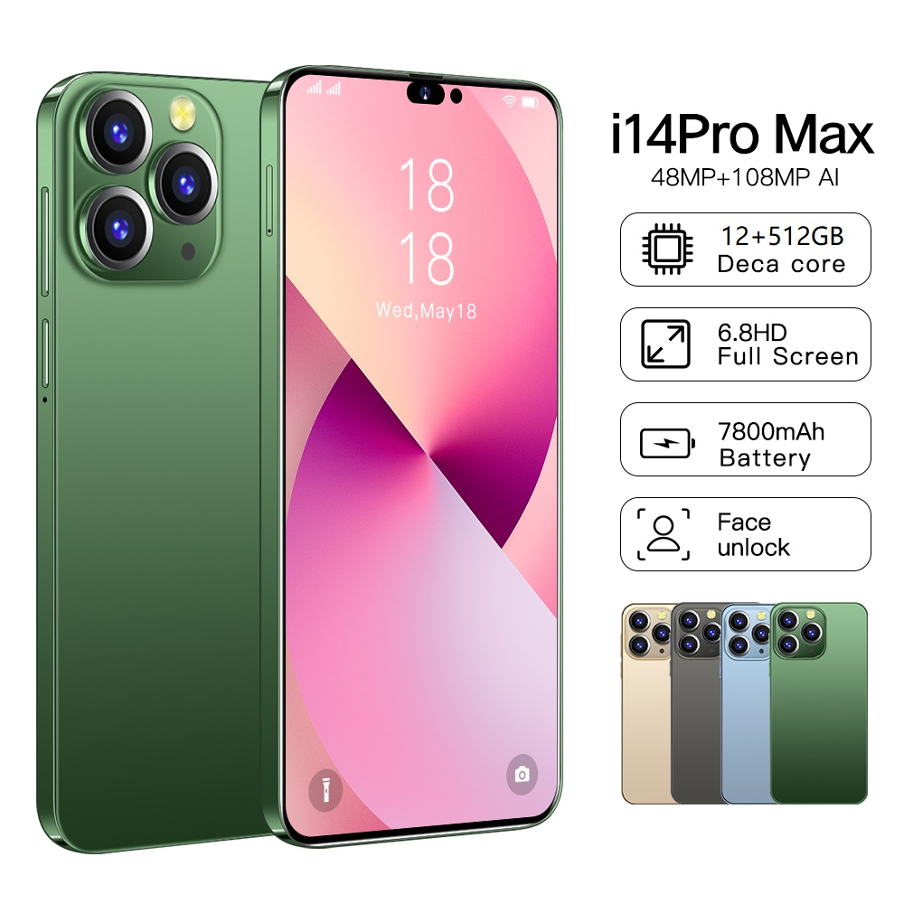 14 P M 5G Smartphone12GB+512GB 6.8inch HD Full Screen Memory Camera ...