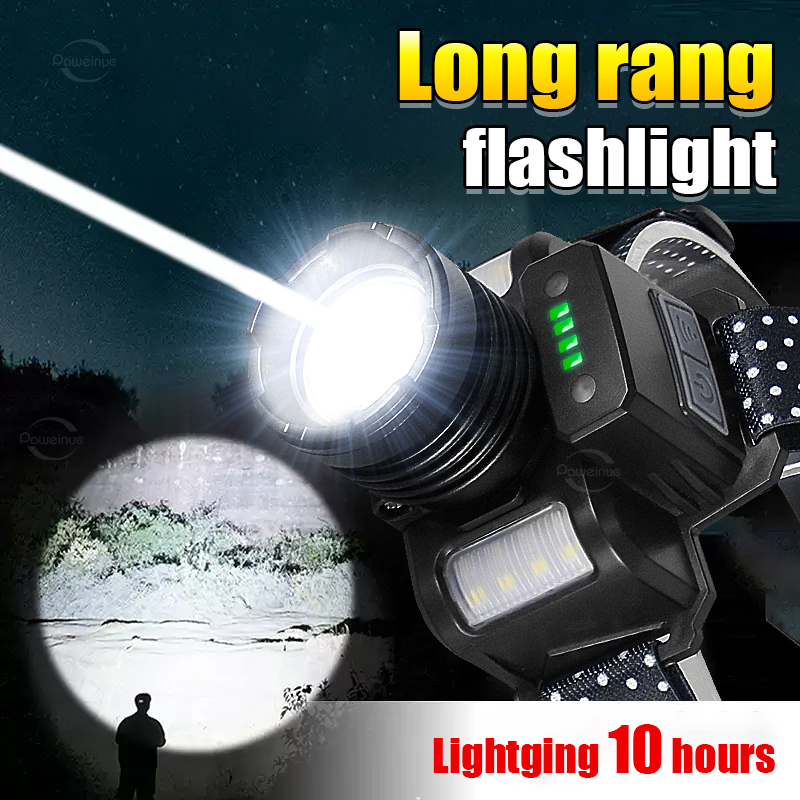 30W White Laser Flashlight High Power headlamp flashlight led lampu ...