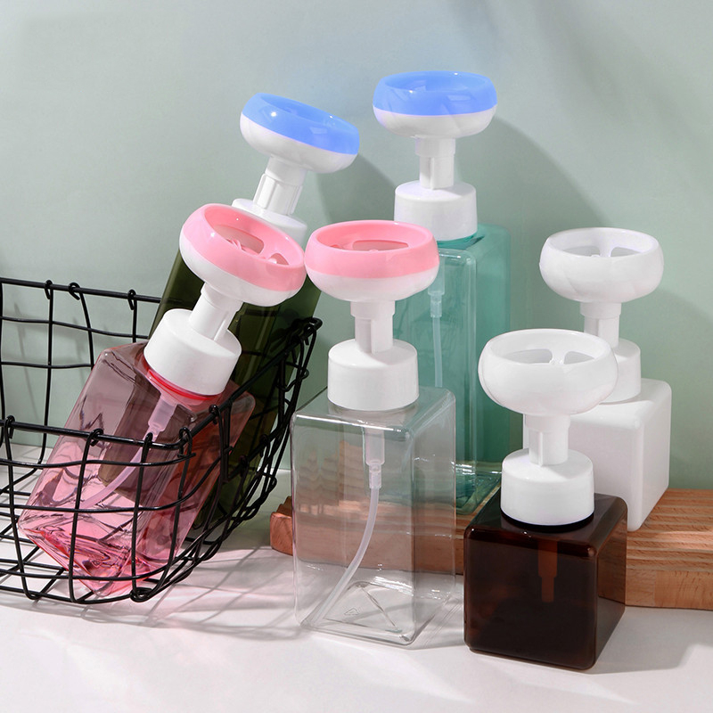 FlowerShaped Soap Foam Bottle Refillable Hand Soap Sanitizer Dispenser