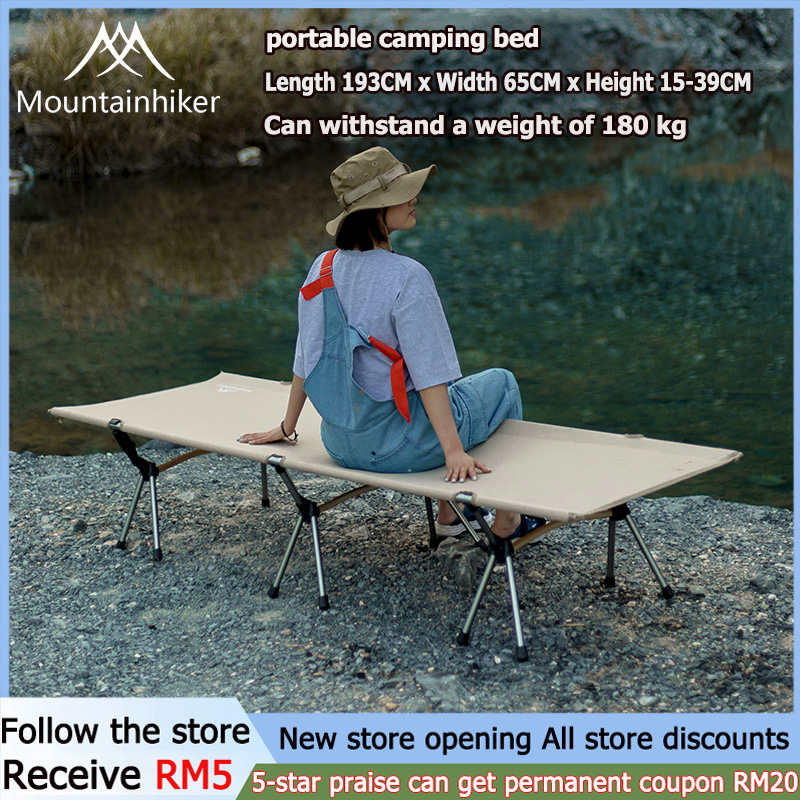 Mountainhiker New heightadjustable camping bed foldable camping bed