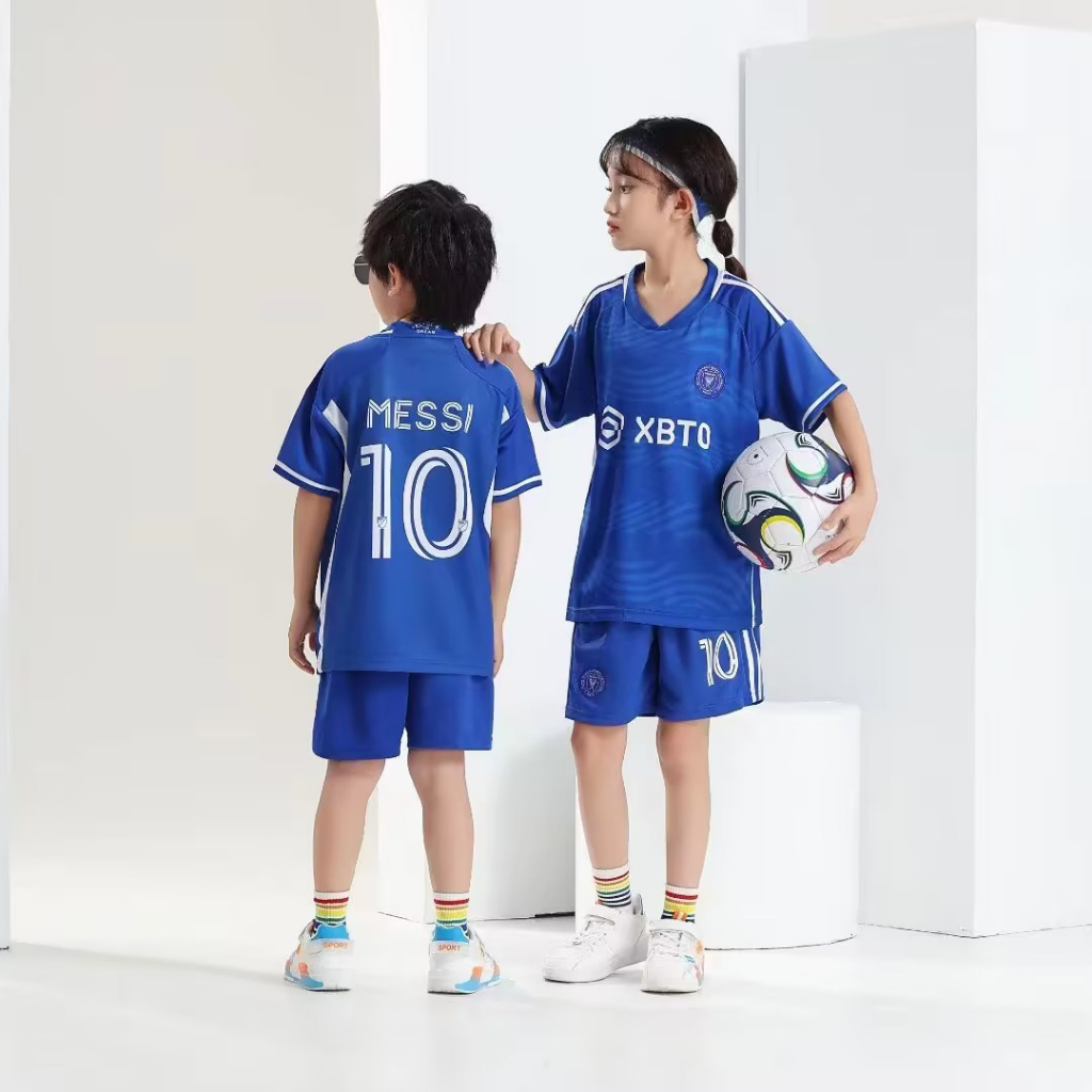 20-21 Season Barcelona No.10 Messi Jersey for Kids Boys Football