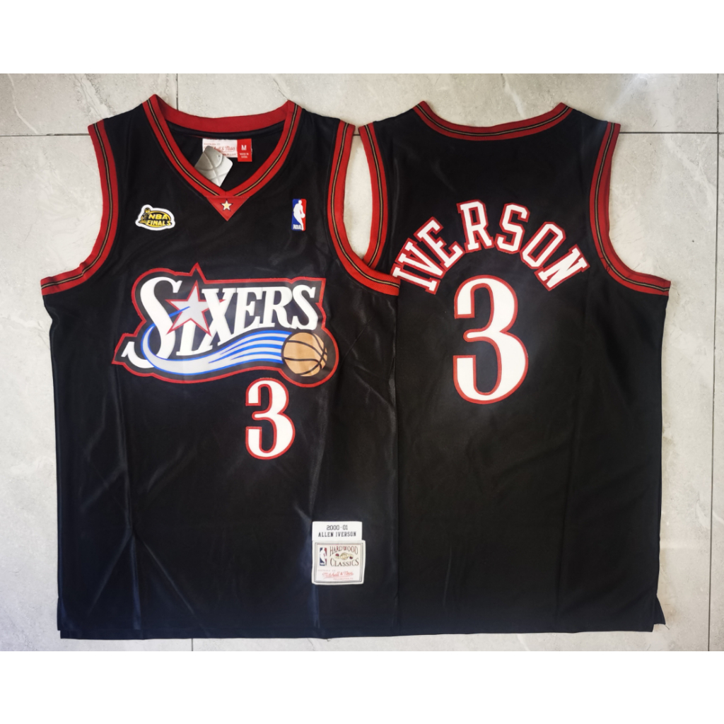 Finals Bidnew Nba Men’s Philadelphia 76ers #3 Allen Lverson Mn 