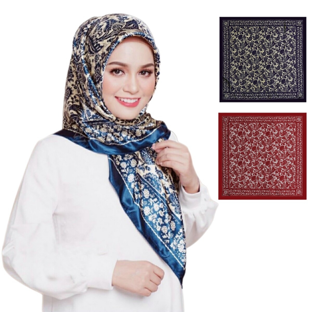 Floral Amour Satin Shawl