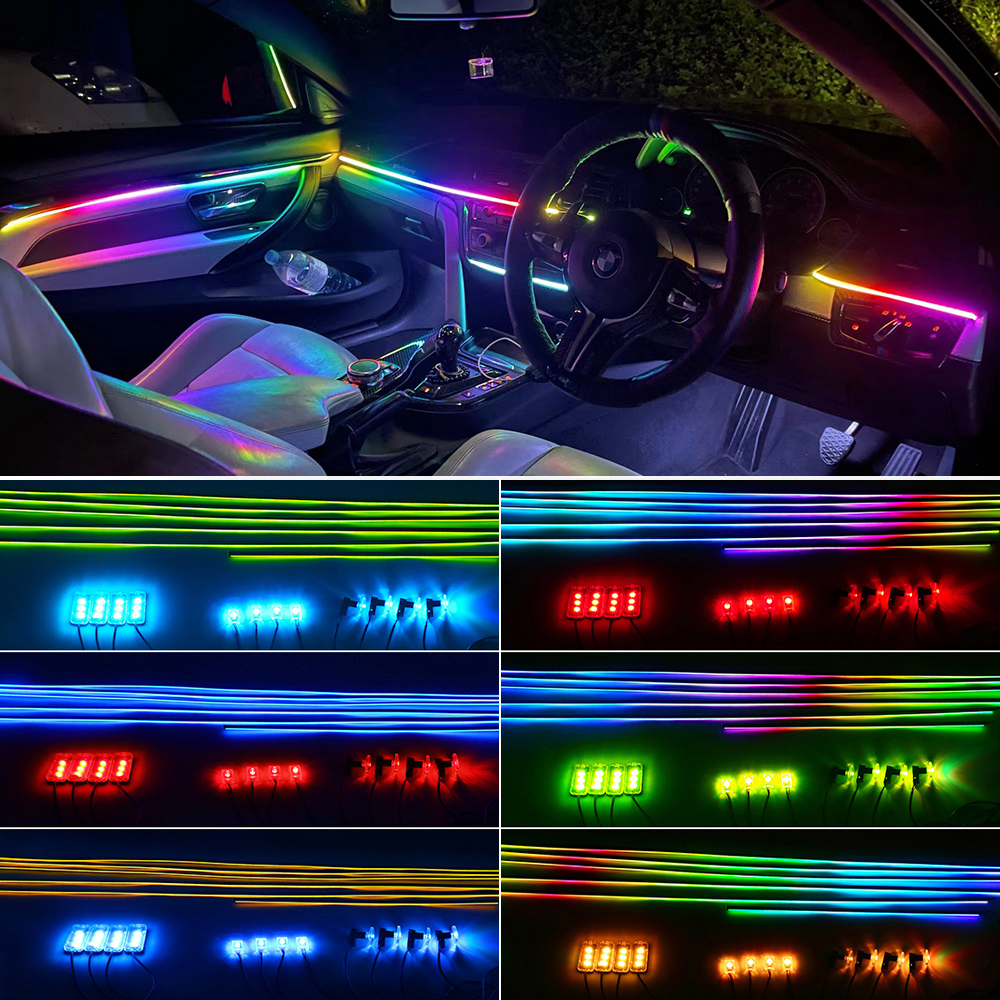 Universal led Car Atmosphere Light RGB Dashboard Decoration Symphony