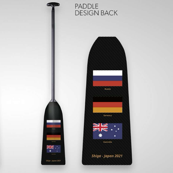 All carbon fiber oars, IDBF certified dragon boat oars, traditional dragon boat standards
