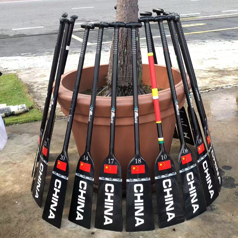 Athletic exclusive all carbon fiber oars Traditional dragon boat standard Dragon IDBF certified