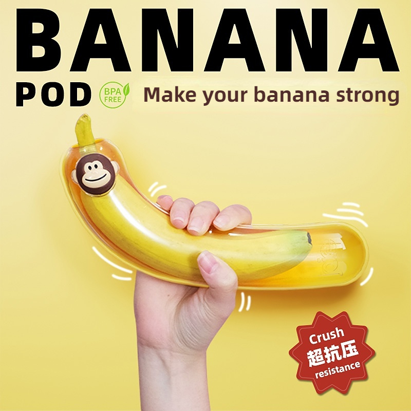 Joie Monkey Banana Pod Stylish Fruit Protector Case for Travel Picnic