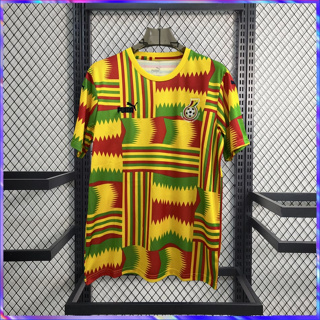 Buy Official 2023-2024 Ghana FtblCulture Jersey (Yellow)