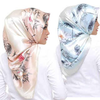Custom Digital Printing Tudung Bawal Bidang 50 Muslim Cotton Voile Flower  Design Scarf Women Hijab - China Designer Silk Scarf and Warm Designer Scarf  price