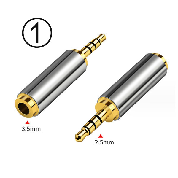 Phone headphone converter plug 3.5mm male to 2.5mm female audio adapter