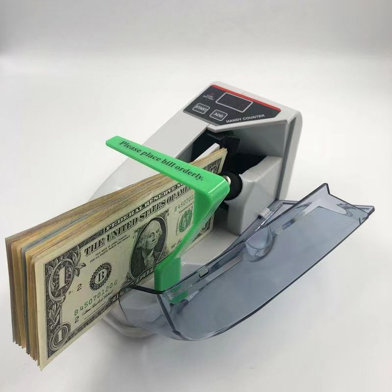V30 Bill Counter Money Counter Portable Mini Machine Used AA Battery x4