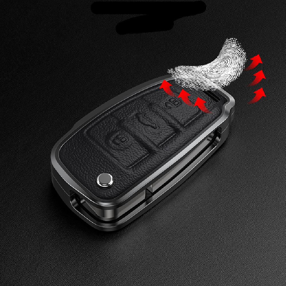 Cover Key Fob Case Protector Galvanized Alloy for Audi A1 S1 A3 S3 RS3