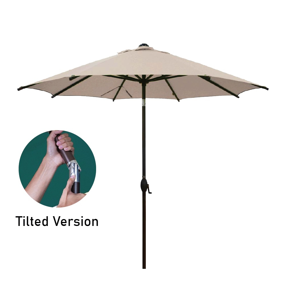 (Ready Stock) 2.7m Garden Umbrella Outdoor Parasol Garden Umbrella ...