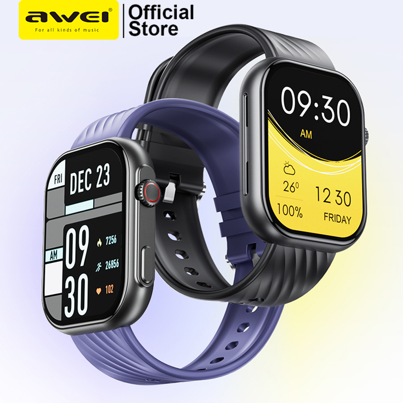 AWEI H32 Smartwatch 2.0 inch HD Touch Screen IP67 Waterproof Watch ...