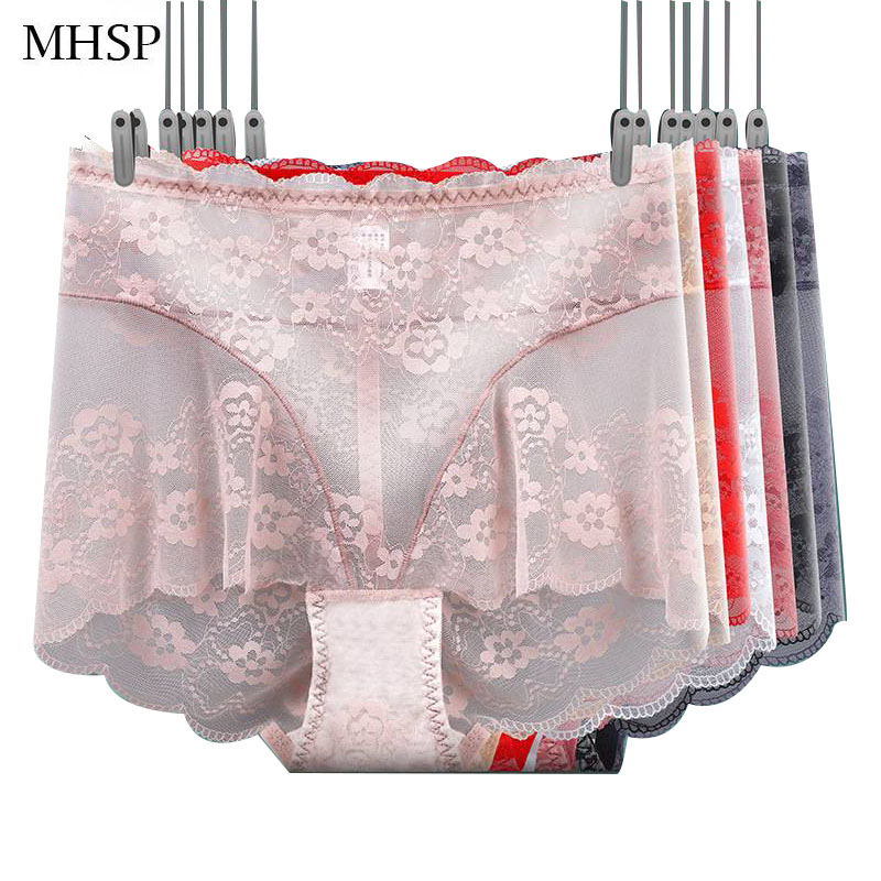 Mhsp Sexy Lace High Waist Transparent Comfortable Women S Triangle